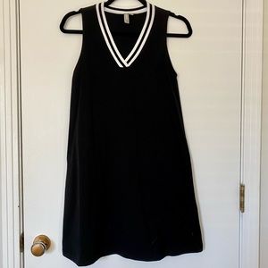 ASOS Swing Dress with Contrast Stripes on Neckline